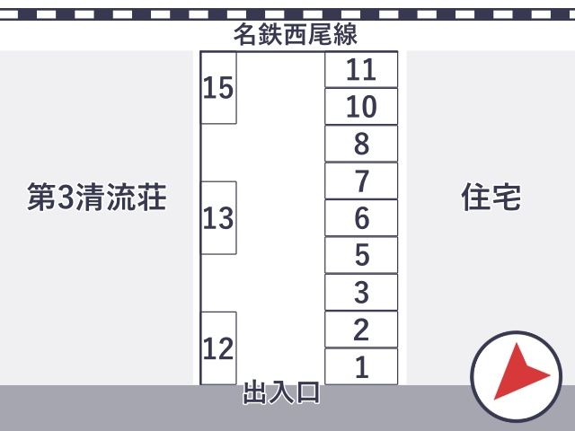 米津駅前石原駐車場の駐車場写真