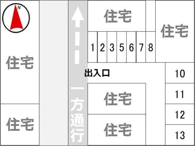 勝山南第3大洋パーキング【8】の駐車場写真