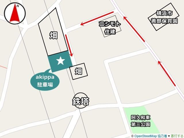 駐車場周辺地図