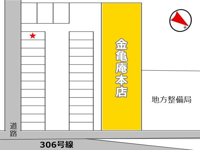 駐車場の配置図です。