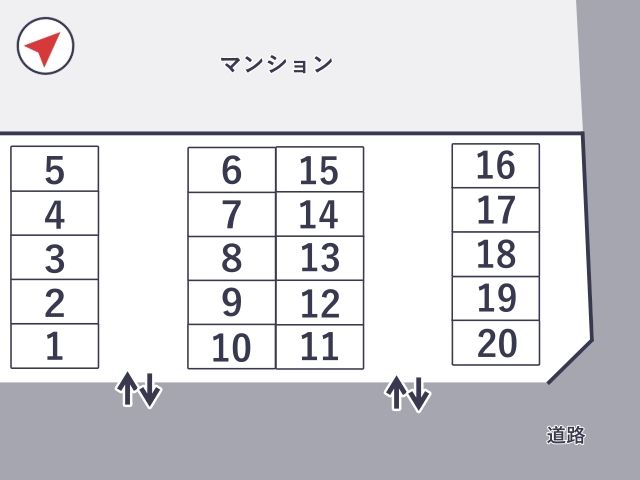 高塚駅前第8駐車場の駐車場写真