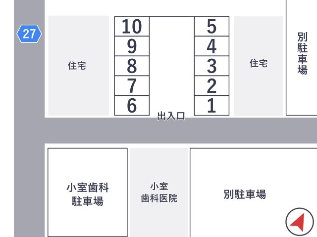 駐車場区画図