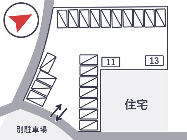 LOCAL FARM 稲毛小中台 駐車場の駐車場写真