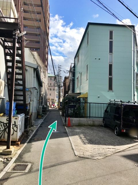 双方向通行できます。