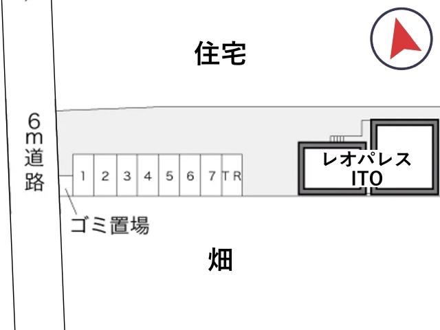 レオパレスITO駐車場【10717】の駐車場写真