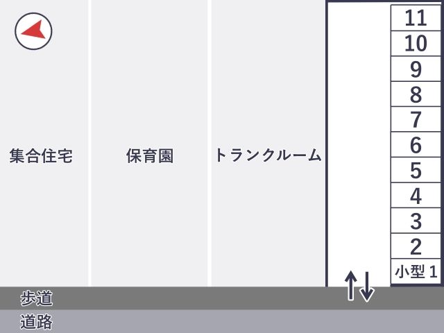 豊平区平岸6条14駐車場の駐車場写真