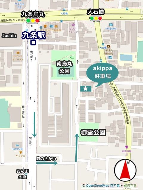 駐車場周辺地図