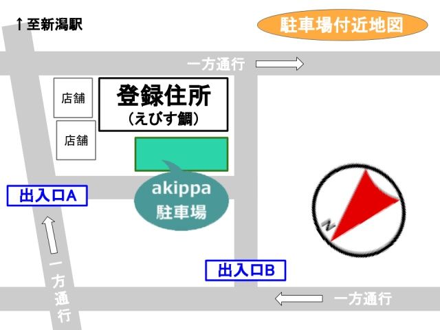 駐車場周辺地図