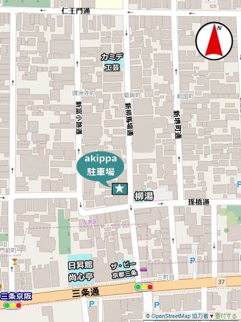 駐車場周辺地図