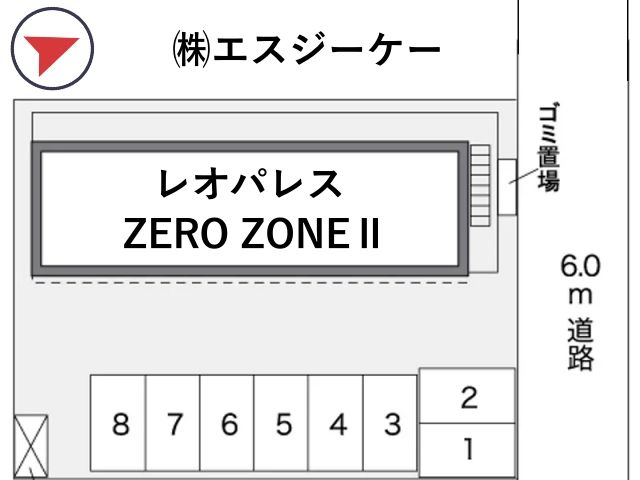 レオパレスZERO ZONEⅡ駐車場【32277】の駐車場写真