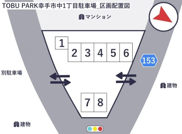 TOBU PARK幸手市中1丁目駐車場の駐車場写真
