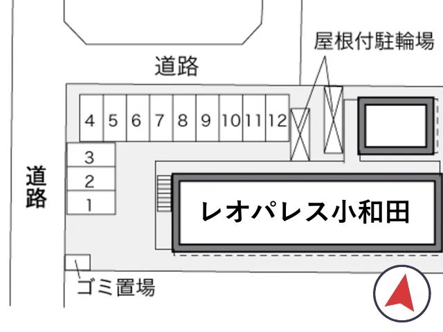 レオパレス小和田駐車場【33951】の駐車場写真