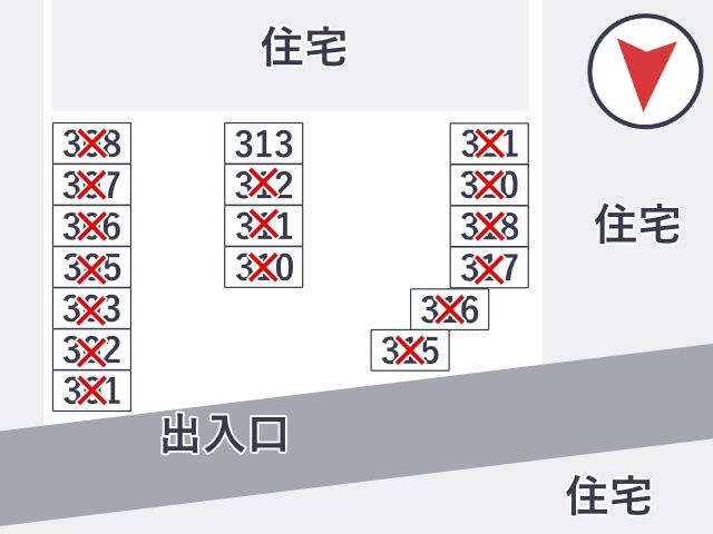 生駒市小明町424-7駐車場【313】の駐車場写真