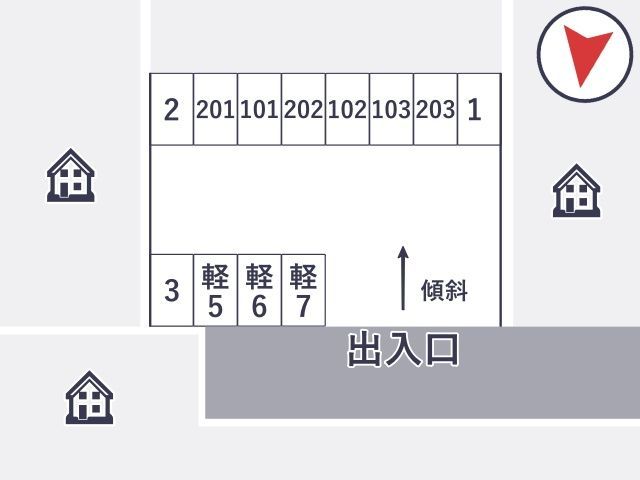 シャーメゾン安原駐車場の駐車場写真