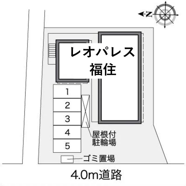 レオパレス福住駐車場【26500】の駐車場写真