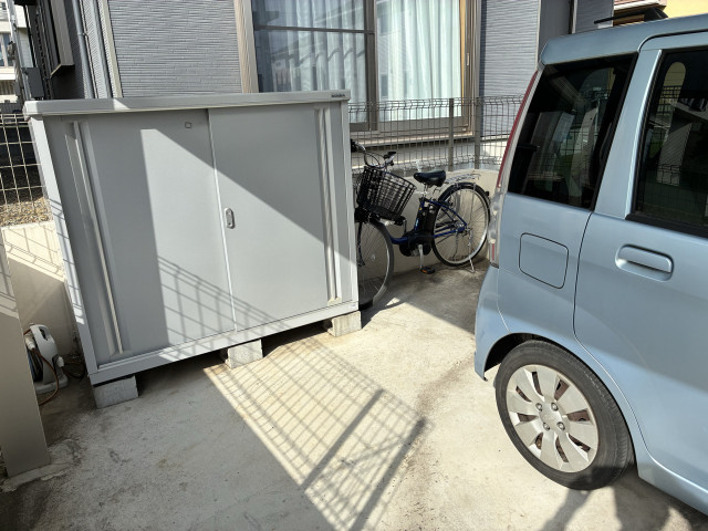 ちはら台東1丁目駐車場2屋根付の駐車場写真