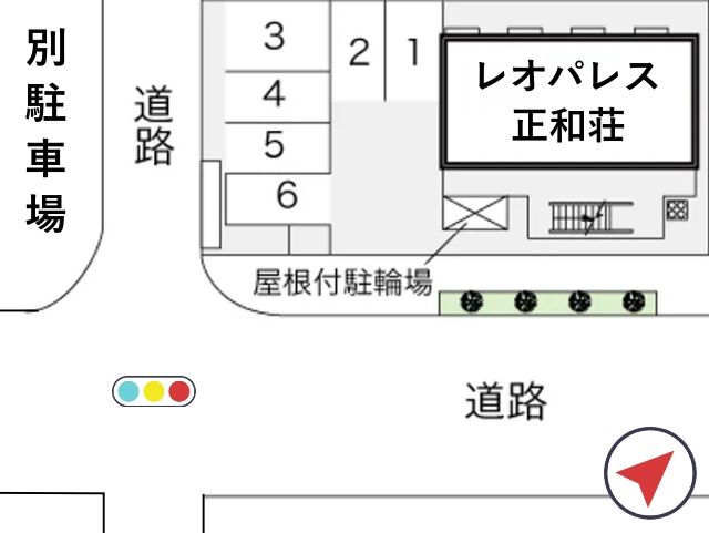 レオパレス正和荘駐車場【15371】の駐車場写真