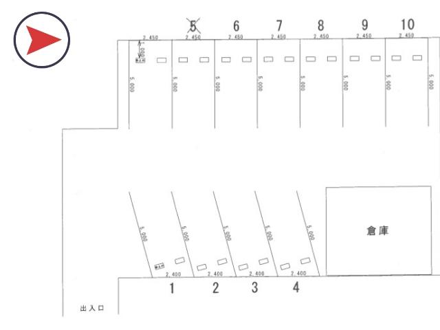 若楠1丁目5-15駐車場の駐車場写真