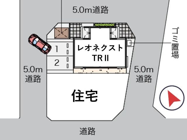 レオネクストTRⅡ駐車場【48219】の駐車場写真