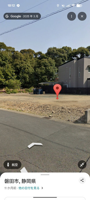 静岡県磐田市明ケ島原43-1付近空き地駐車場の駐車場写真