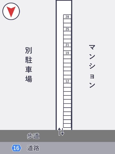 Dパーキング西中島南方駐車場の駐車場写真