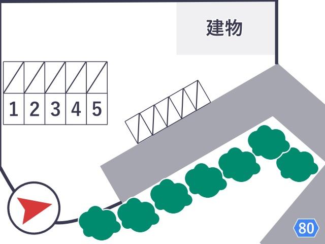 高円高校上 東山墓地近く駐車場（山之辺の道横）の駐車場写真
