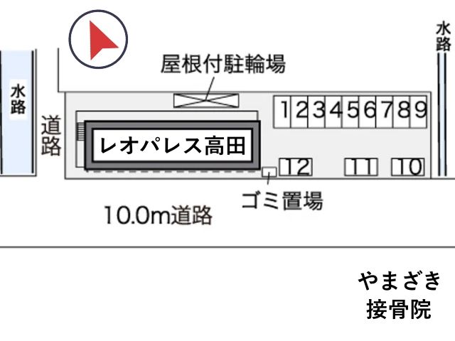 レオパレス高田駐車場【30469】の駐車場写真