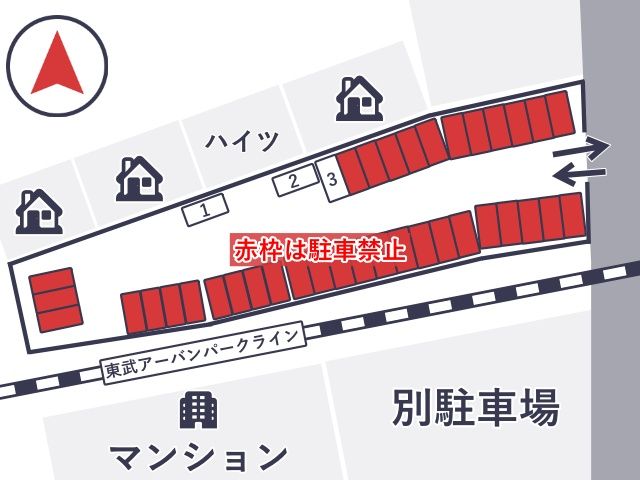 アップルパーク大宮公園駅前第1の駐車場写真