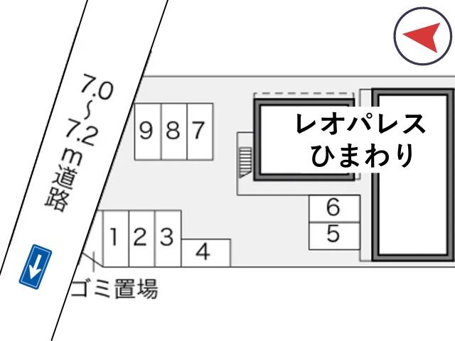 レオパレスひまわり駐車場【20926】の駐車場写真