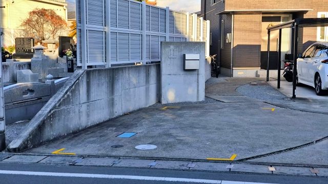長泉町中土狩 個人宅前駐車場の駐車場写真