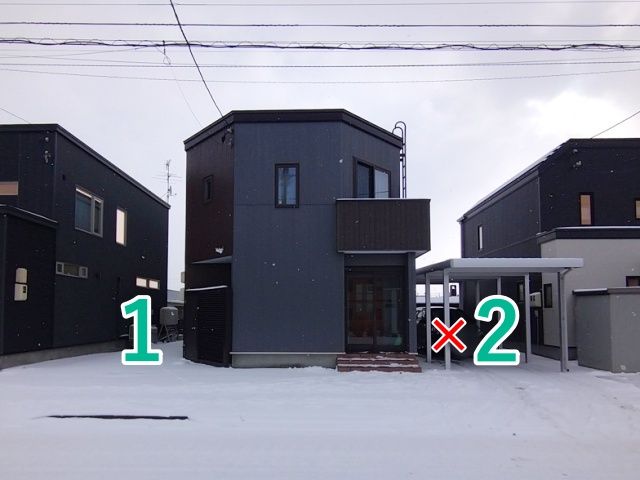 豊平区月寒東3条19丁目1-8駐車場の駐車場写真