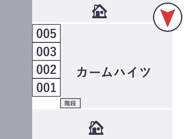 カームハイツ駐車場【B075】の駐車場写真