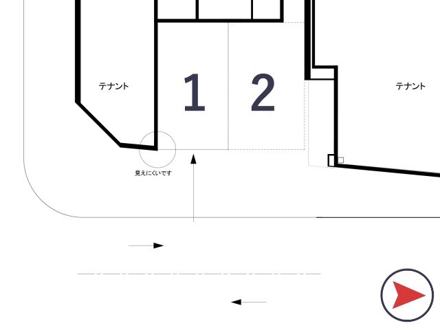 ねこのホテル ちぐら第一駐車場の駐車場写真