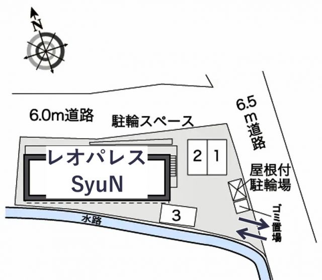 レオパレスSyuN駐車場【30831】の駐車場写真