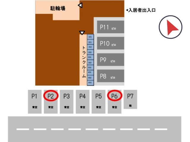 エスタシオン千歳駐車場の駐車場写真