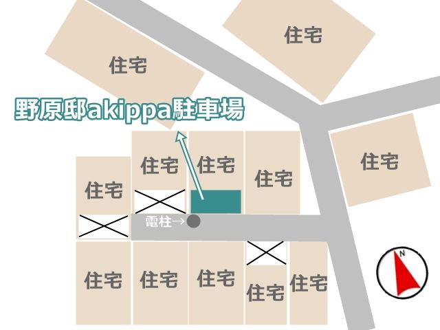 駐車場周辺地図