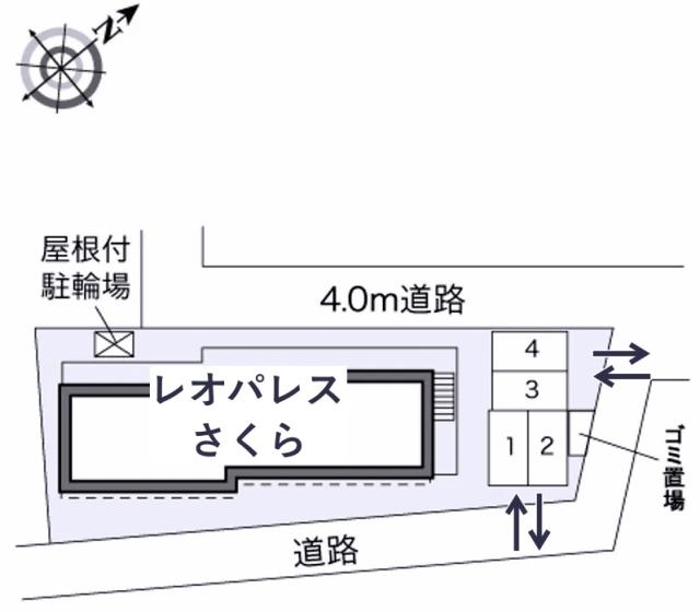 レオパレスさくら駐車場【28390】の駐車場写真