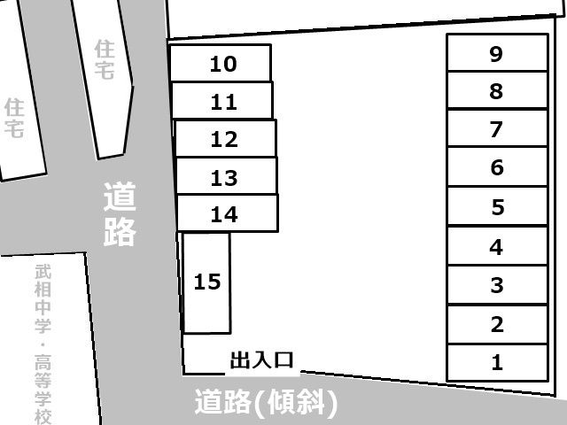 ご予約スペースをご確認のうえ、駐車スペースに間違いがないようご注意ください。