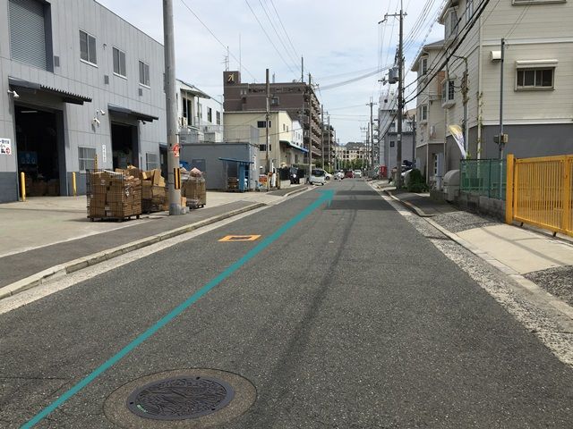 【道順4】直進してください。