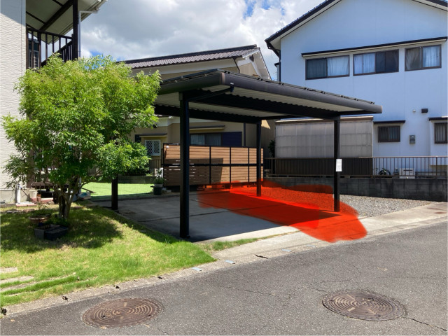 サンシャインしきど2駐車場右側の駐車場写真