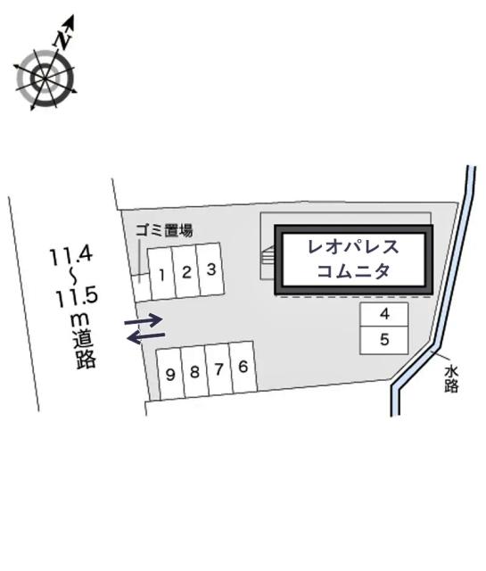 レオパレスコムニタ駐車場【18388】の駐車場写真