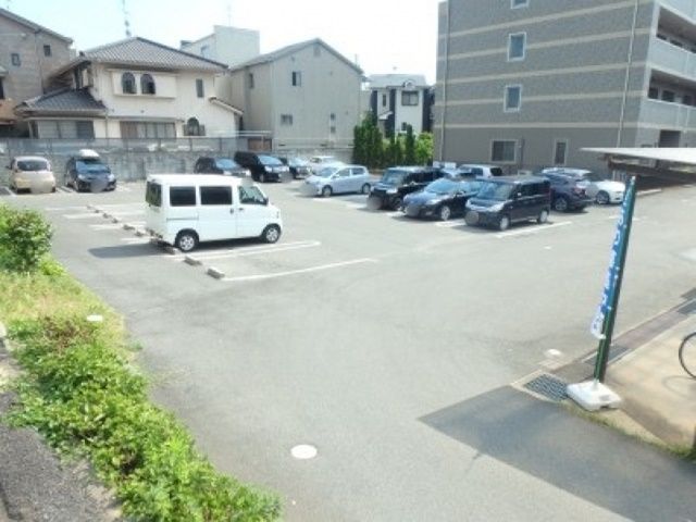 駐車場全体写真※区画図と合わせてご確認ください。