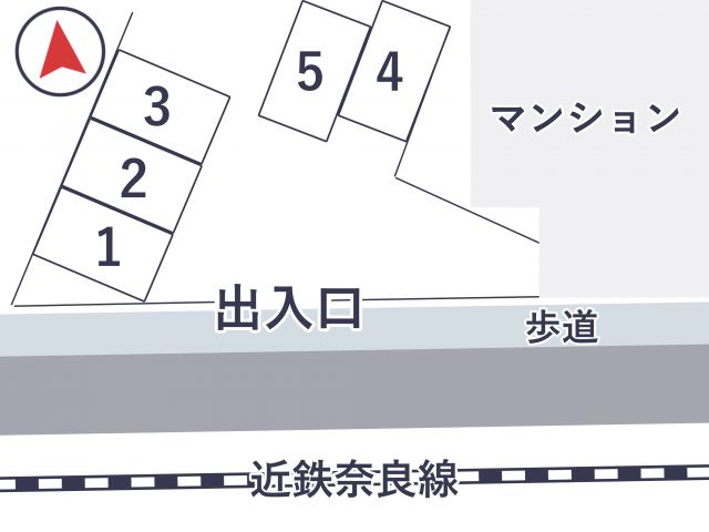 ボンメゾン駐車場の駐車場写真