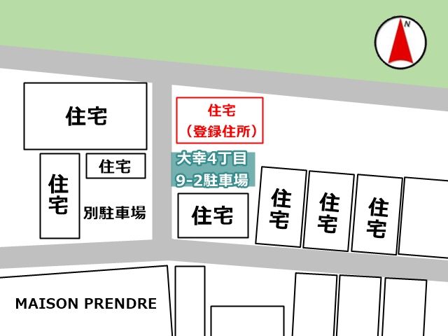 駐車場周辺地図