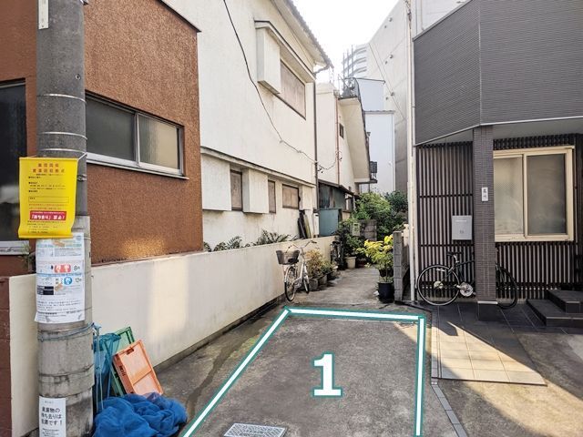 [9fb38]荒川区荒川４丁目７ 個宅アキッパ駐車場の駐車場写真