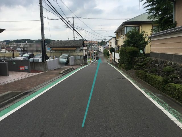 【道順4】直進してください。