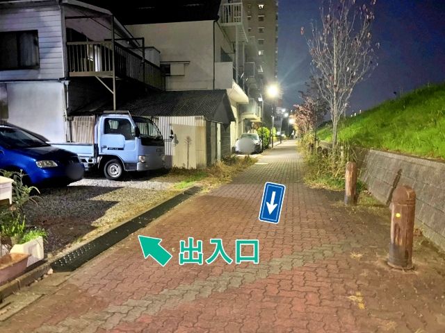 [a062b]本羽田2丁目14 アキッパ駐車場の駐車場写真