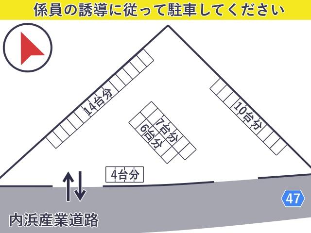 美保基地航空祭第2駐車場の駐車場写真