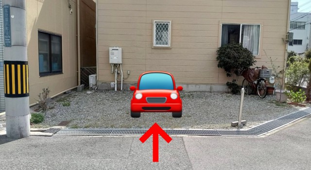 ※個人宅 北逆瀬川町駐車場の駐車場写真