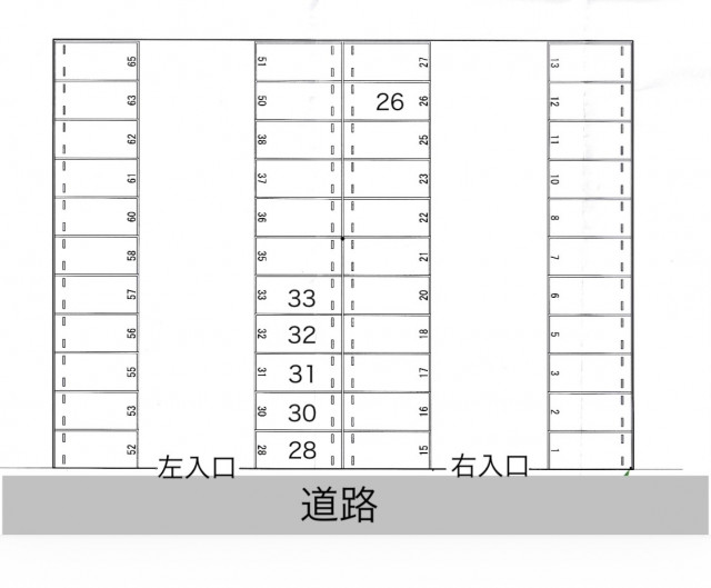 福田貸ガレージの駐車場写真
